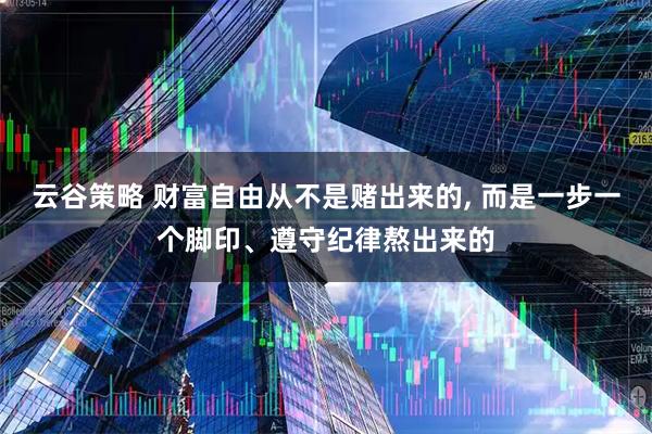 云谷策略 财富自由从不是赌出来的, 而是一步一个脚印、遵守纪律熬出来的